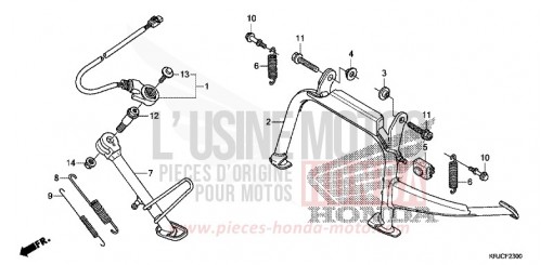 BEQUILLE FES125C de 2012